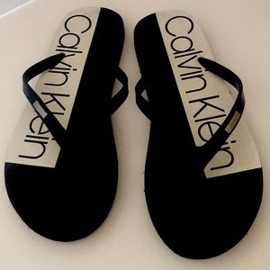 Calvin Klein Women’s Sonic Black Flip-Flop